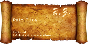 Reit Zita névjegykártya