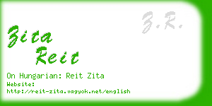 zita reit business card